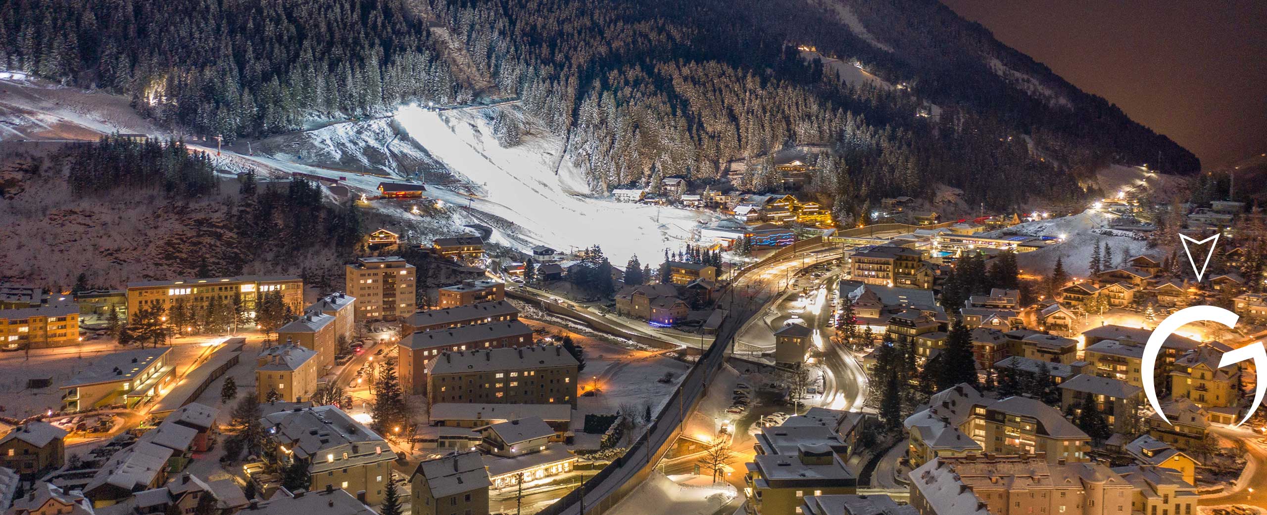 Die Gabriele liegt ideal in Bad Gastein